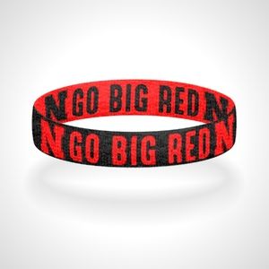 Nebraska Cornhuskers GO BIG RED Bracelet Wristband